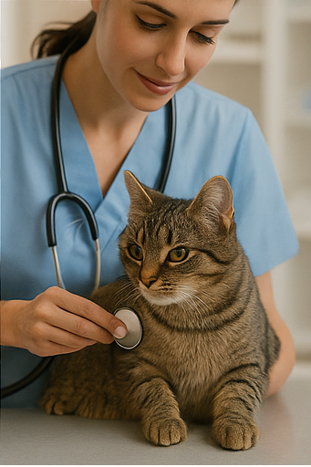 Γάτα στον κτηνίατρο
